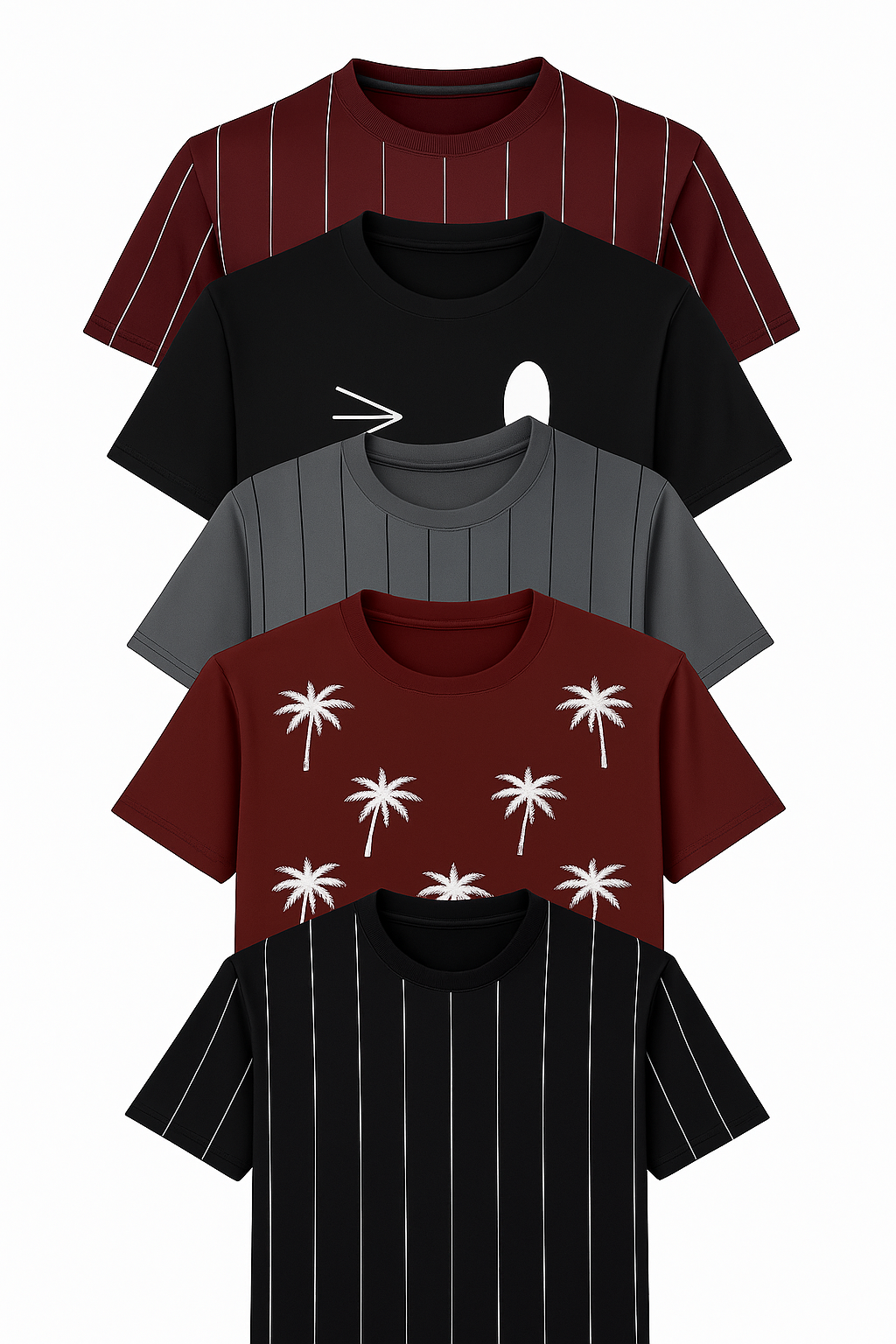 Astonish Shop Menswear & Womenswear T Shorts - Short Sleeve Crewneck Casual Tropical Streetwear Comfortable Elastic Fit Womenswear