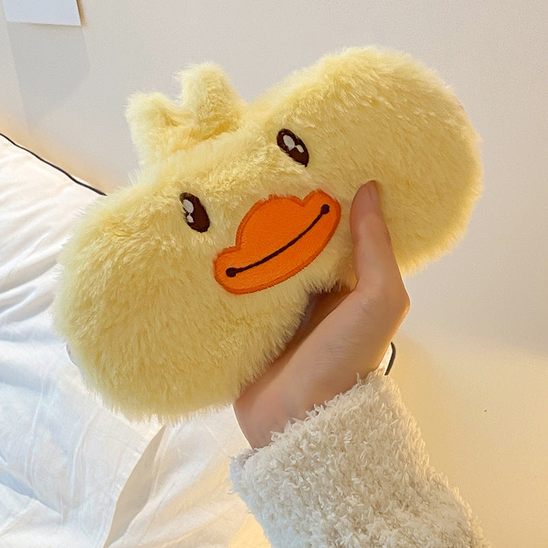 Panda Eye Mask Plush Cute Female Head-mounted